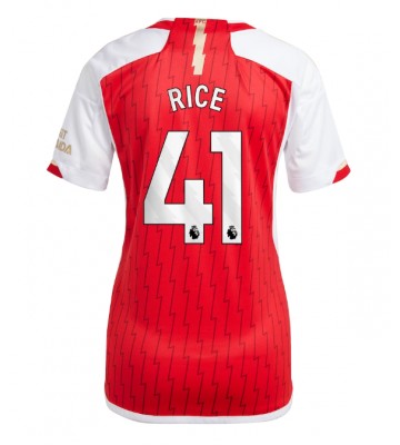 Maillot de foot Arsenal Declan Rice #41 Domicile Femmes 2023-24 Manches Courte